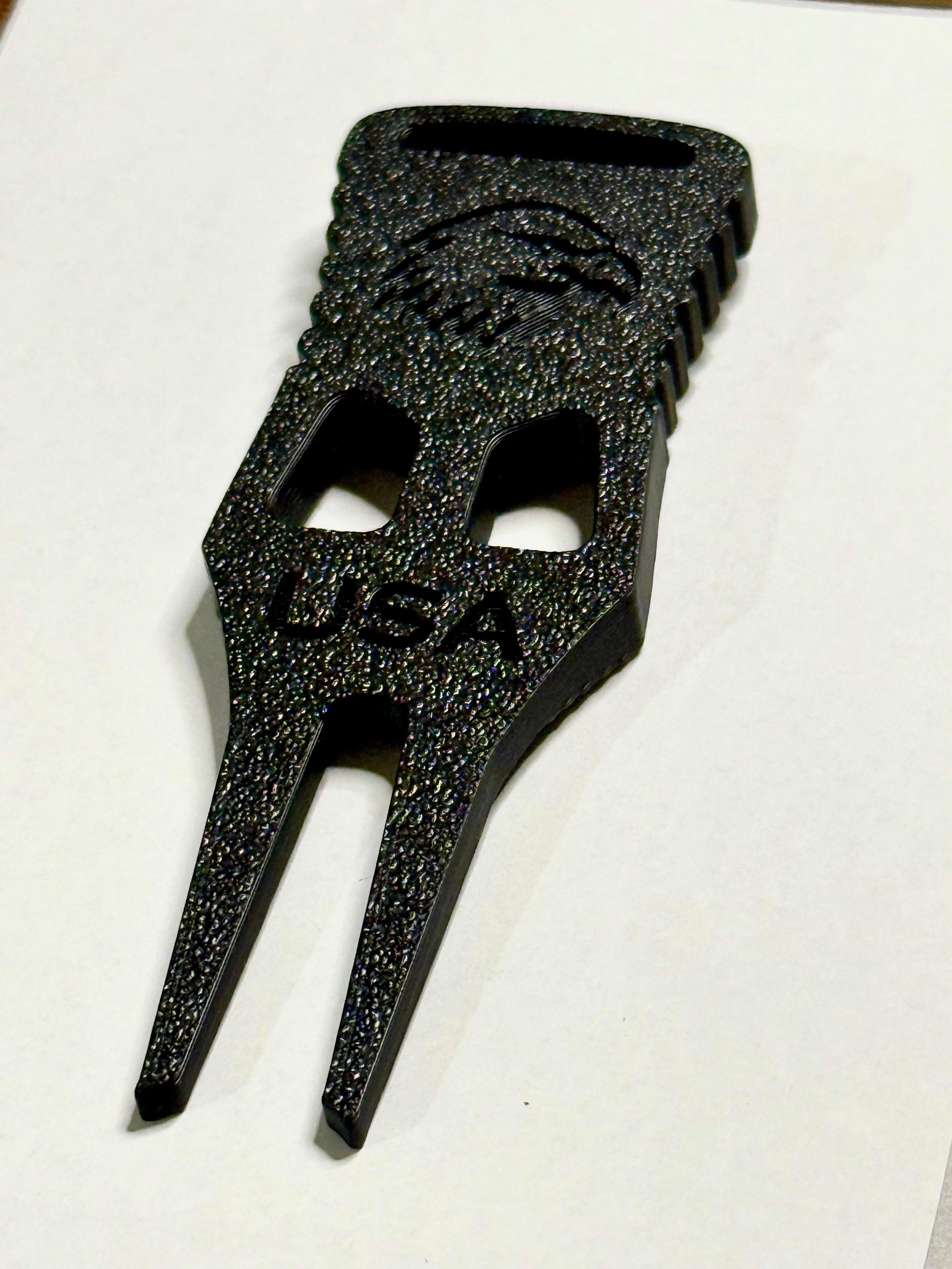 "The Vet" Divot Tool & Ball Marker 1.0 - Blackout