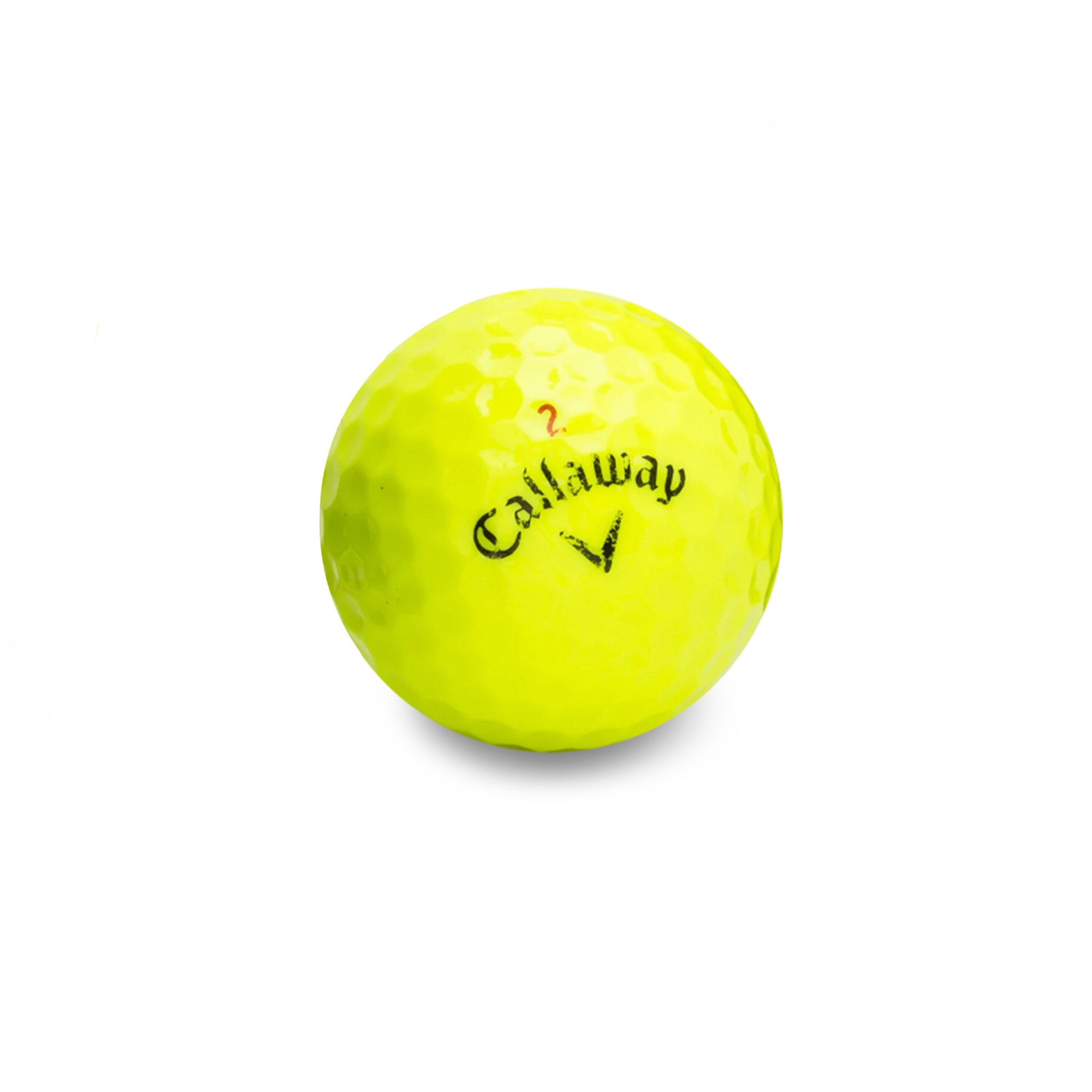 Used Callaway Chrome Soft Yellow Golf Balls - 1 Dozen