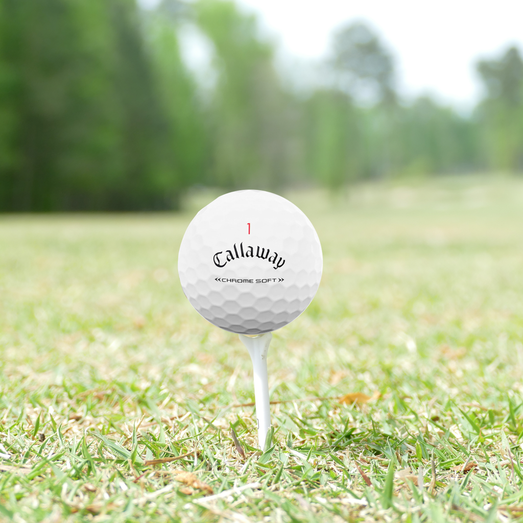 Used Callaway Chromesoft Triple Track Golf Balls - 1 Dozen