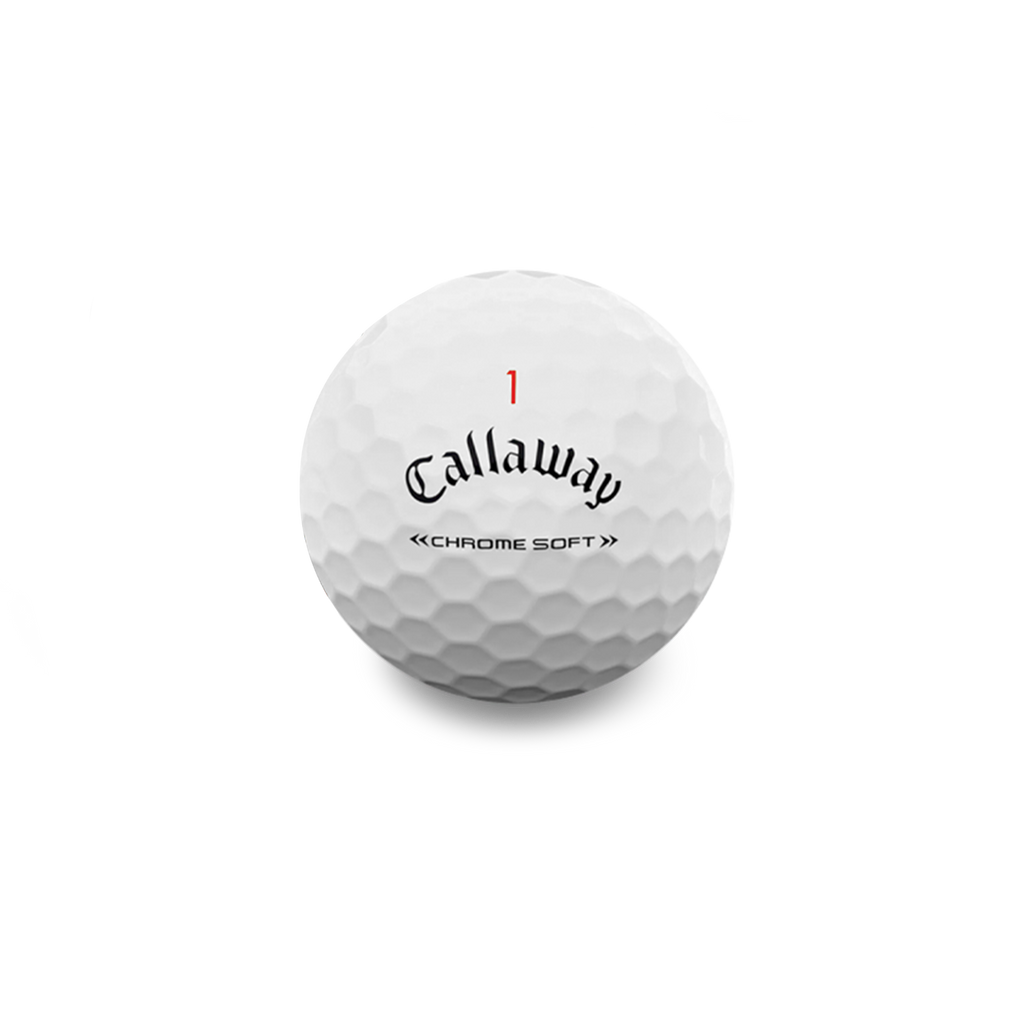 Used Callaway Chromesoft Triple Track Golf Balls - 1 Dozen