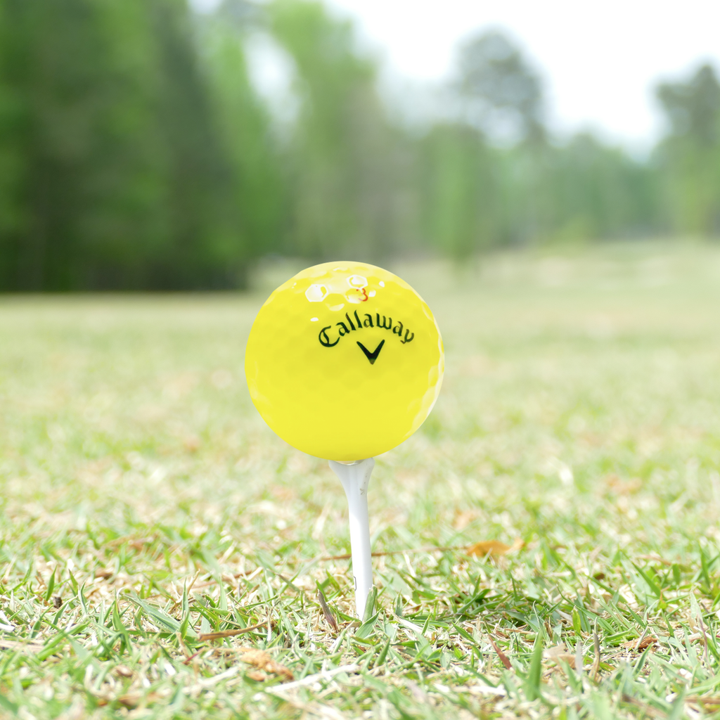 Used Callaway Chrome Soft X Yellow Golf Balls - 1 Dozen