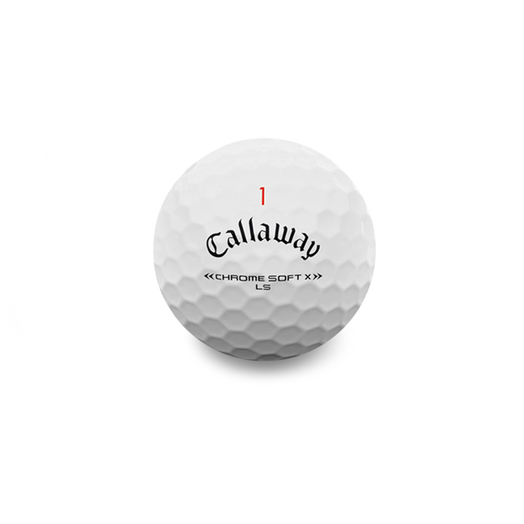 Used Callaway Chrome Soft X LS Triple Track Golf Balls - 1 Dozen