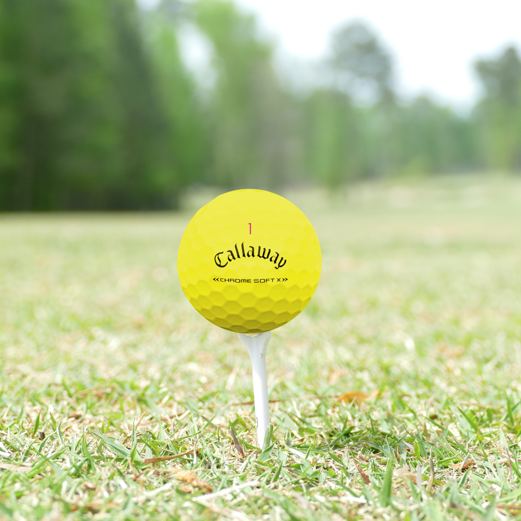 Used Callaway Chromesoft X Triple Track Golf Balls - 1 Dozen