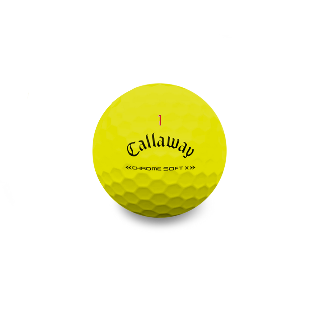 Used Callaway Chromesoft X Triple Track Golf Balls - 1 Dozen