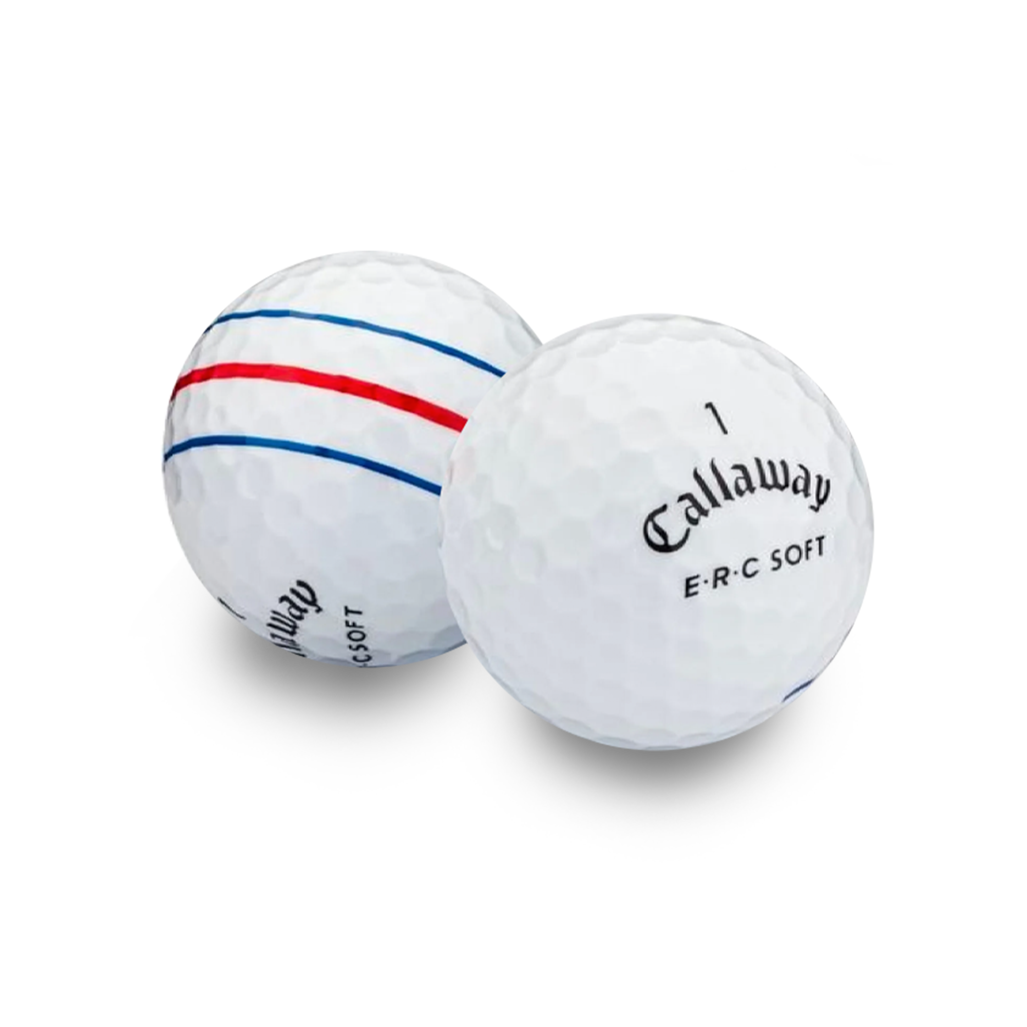 Used Callaway ERC Soft Triple Track Golf Balls - 1 Dozen