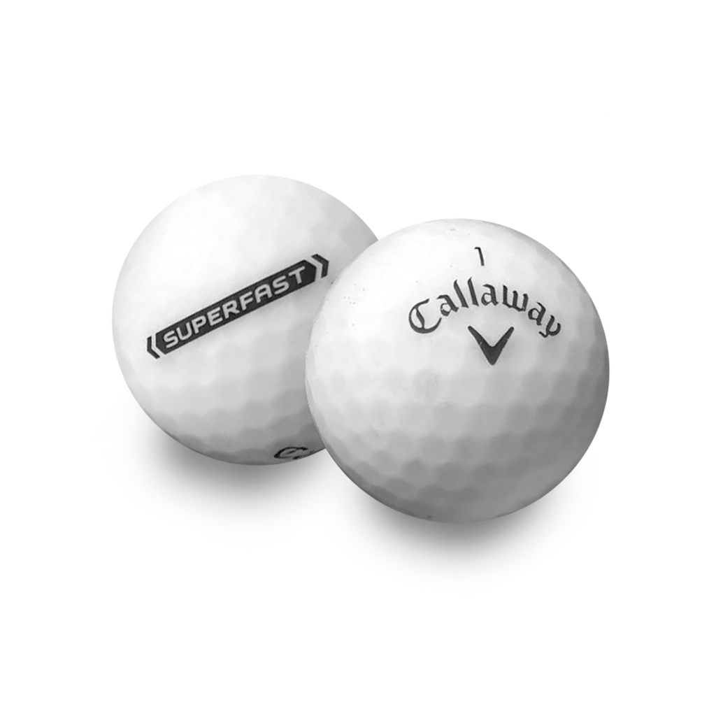 Used Callaway Superfast Golf Balls - 1 Dozen