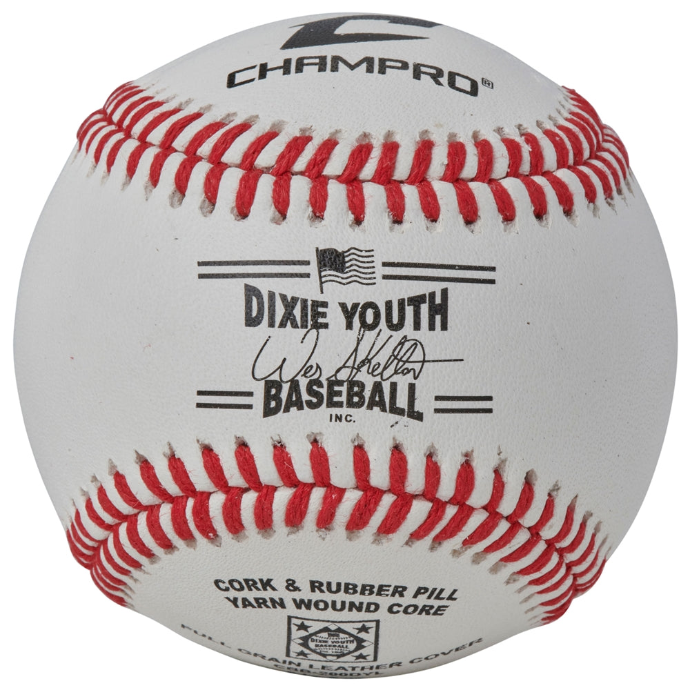 OFFICIAL LEAGUE - CUSHION CORK CORE - FULL GRAIN LEATHER BASEBALL (COSMETIC BLEM)