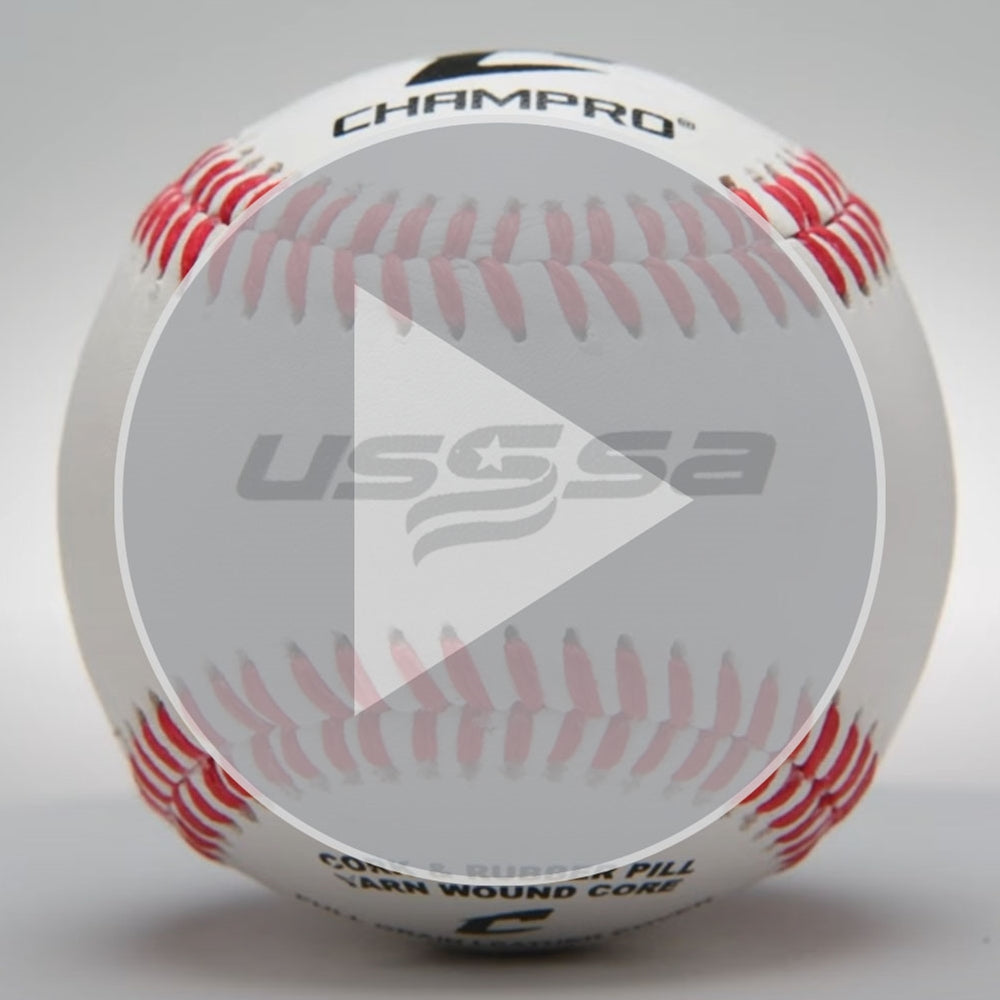 USSSA GAME - FULL GRAIN LEATHER COVER BASEBALL