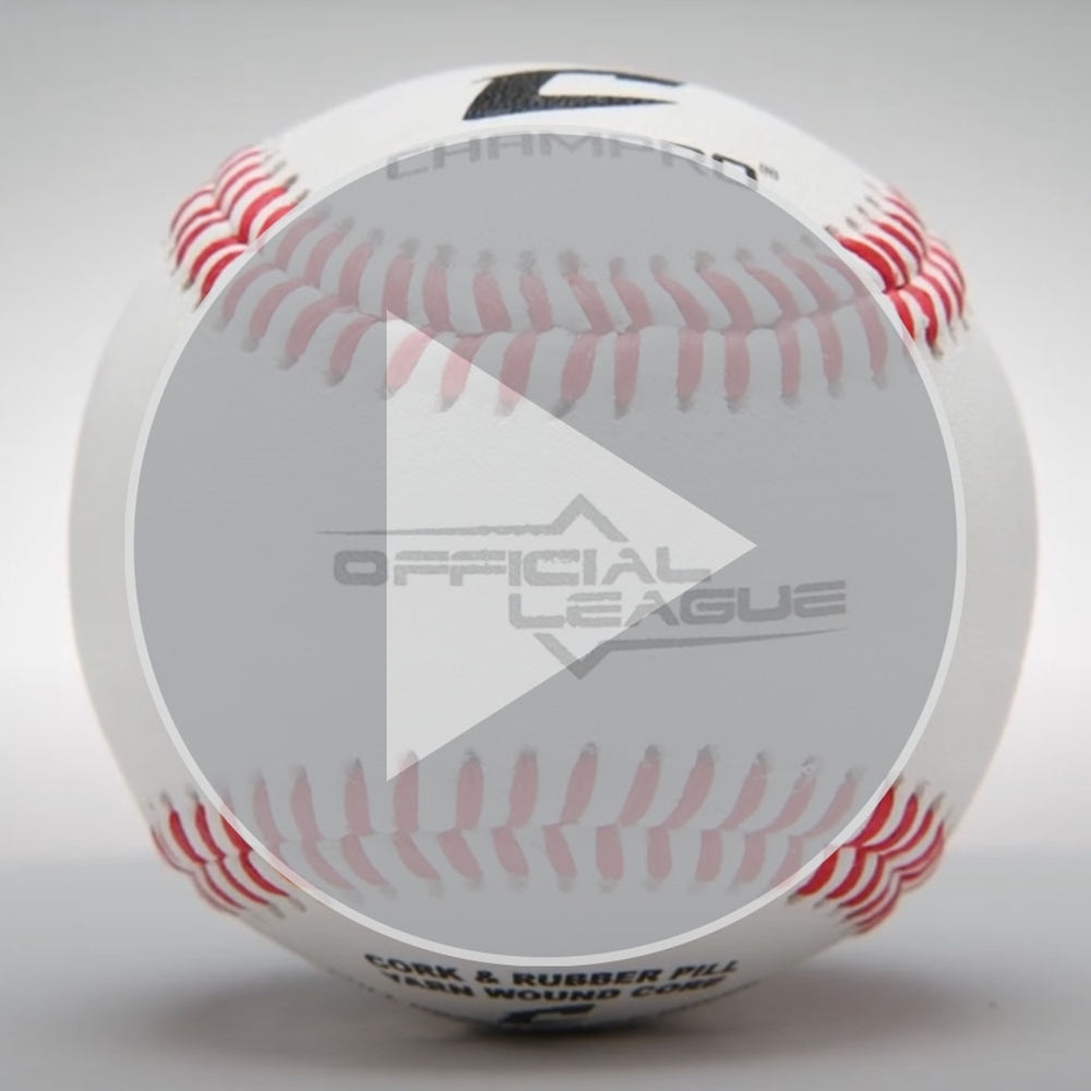 OFFICIAL LEAGUE - CUSHION CORK CORE - FULL GRAIN LEATHER BASEBALL