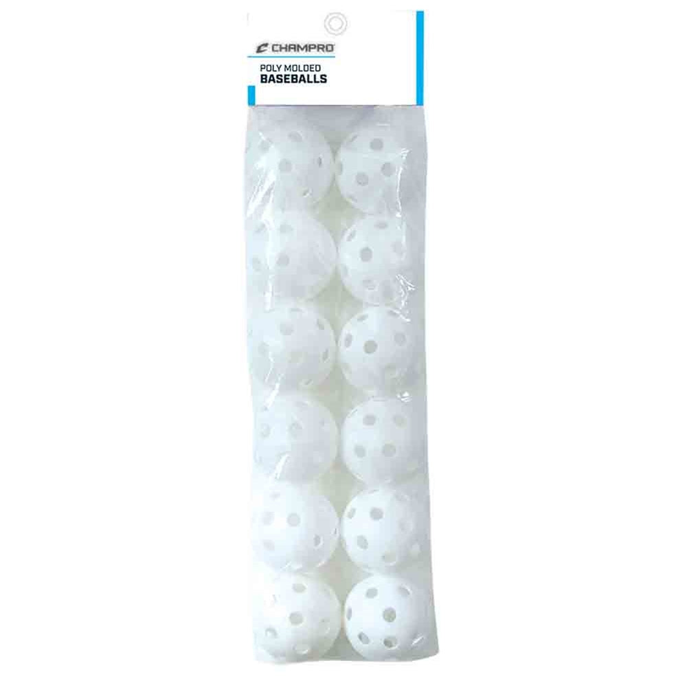 POLY BASEBALLS - 12 PACK