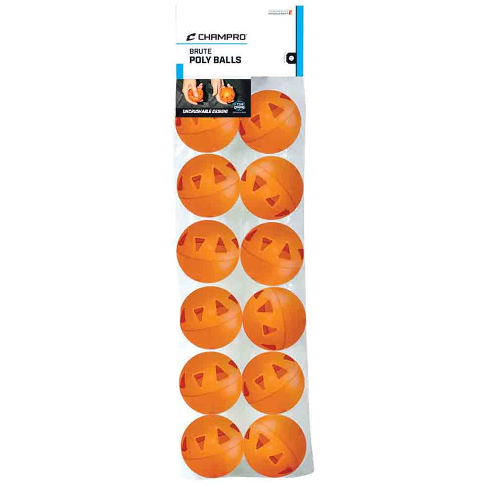 9" BRUTE POLY BALL - 12 PACK | BASEBALL TRAINING BALL