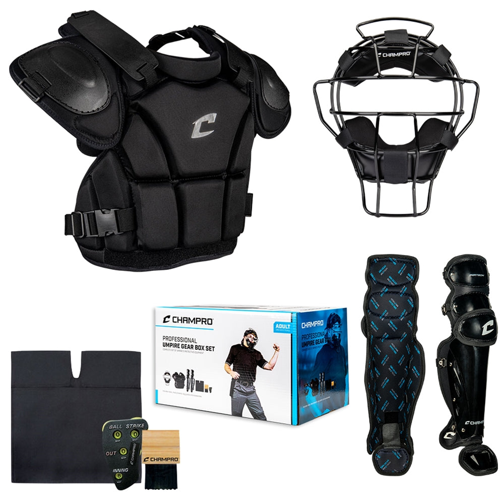 VARSITY UMPIRE KIT-BLACK | BASEBALL & SOFTBALL OFFICIATING KIT