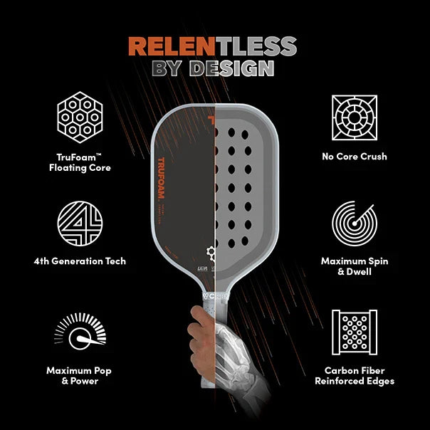 CRBN2 TruFoam Barrage Square - Pickleball Paddle