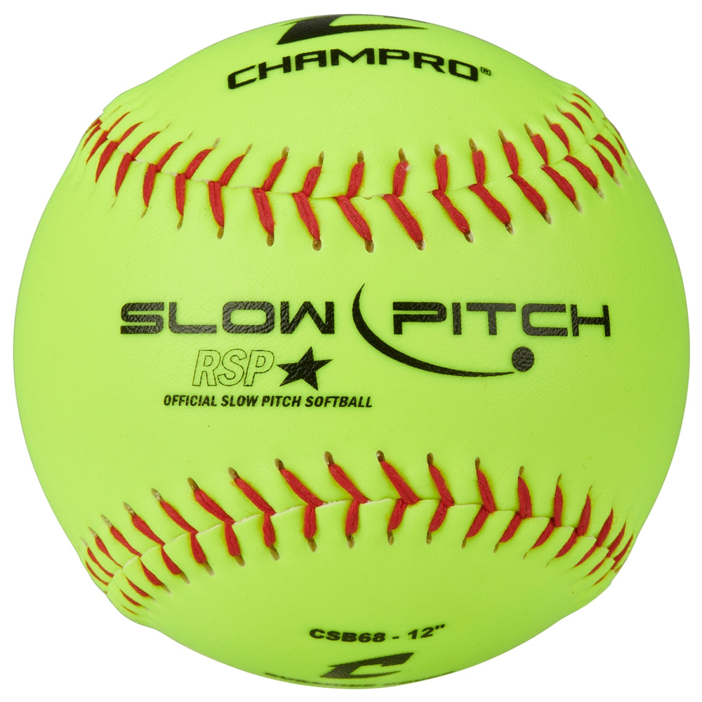 12" SLOW PITCH PRACTICE SOFTBALL | SOFTBALL TRAINING BALL