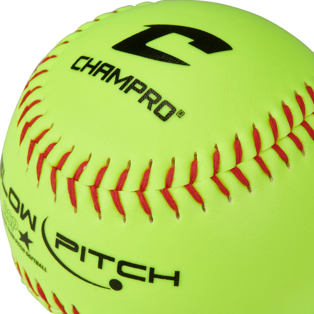 12" SLOW PITCH PRACTICE SOFTBALL | SOFTBALL TRAINING BALL