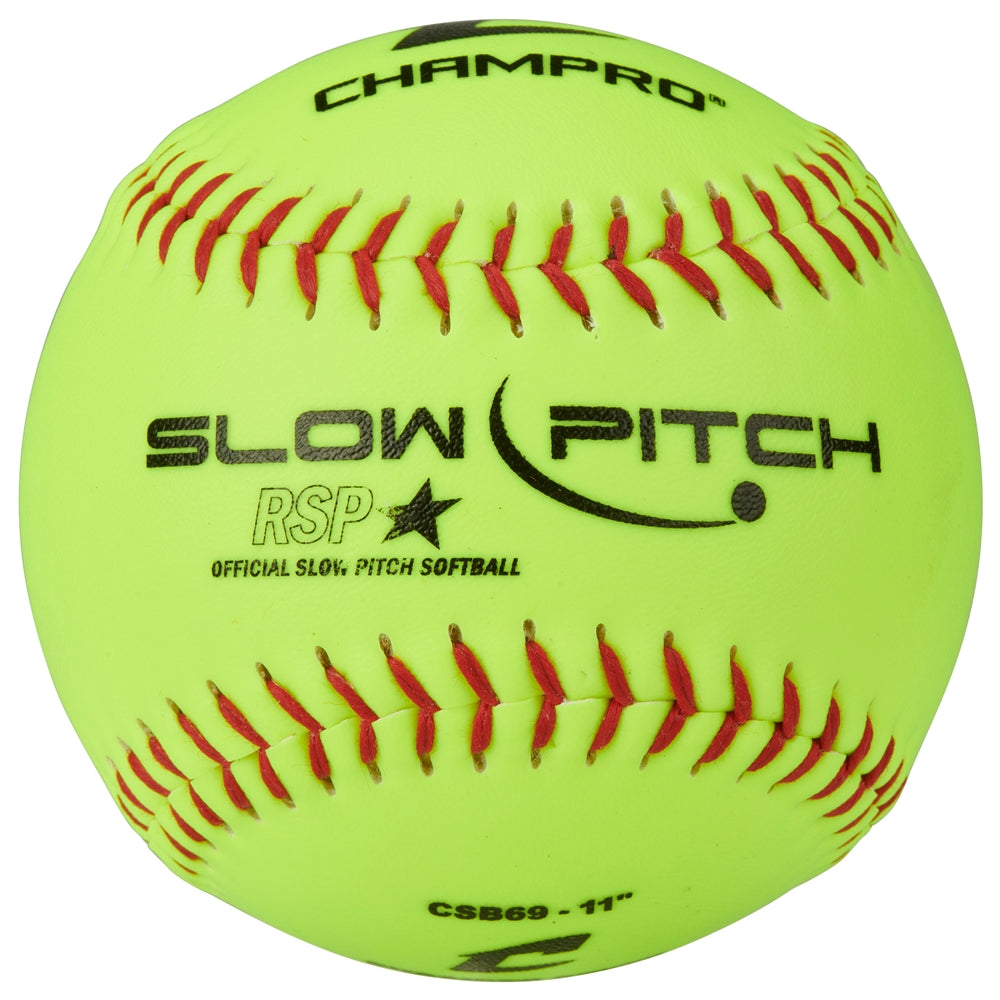 11" SLOW PITCH PRACTICE SOFTBALL | SOFTBALL TRAINING BALL