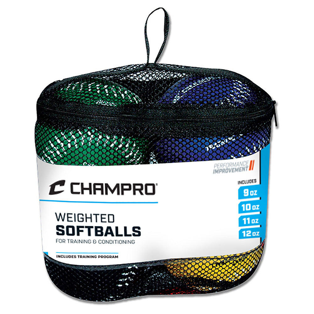 SET OF 4 TRAINING SOFTBALLS | SOFTBALL TRAINING BALL
