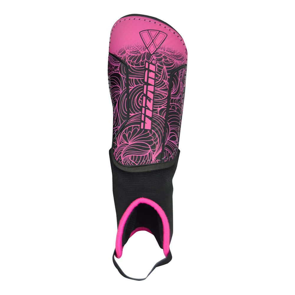 Vizari Cali Soccer Shin Guard with Ankle Protection – Pink/Black