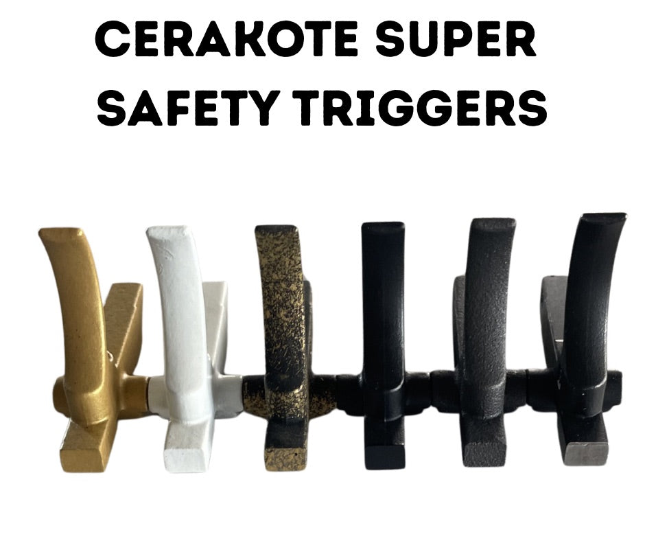 Cerakote Curved Trigger Hoffman Tactical Super Safety  | AR-15 USA Made (trigger Only)