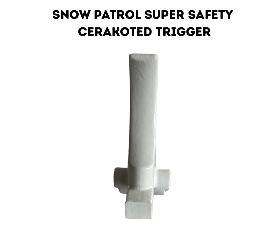 Cerakote Curved Trigger Hoffman Tactical Super Safety  | AR-15 USA Made (trigger Only)