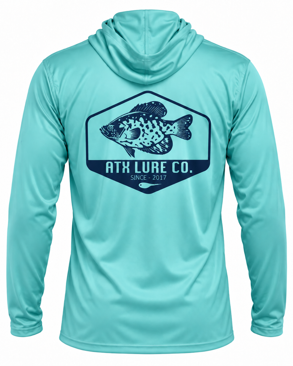 Blue Hooded Fishing Shirt