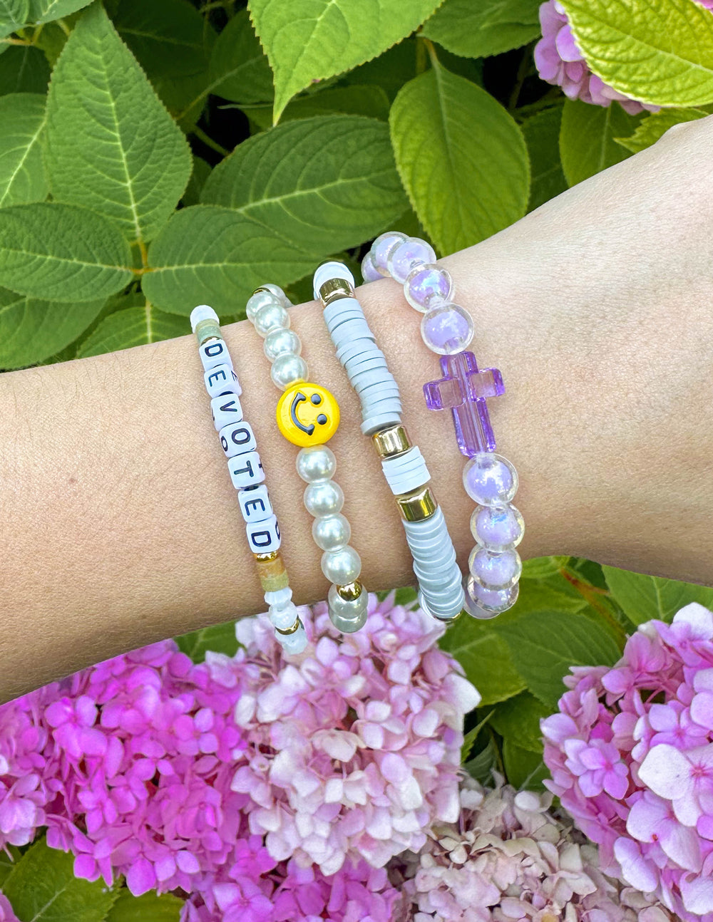 Devoted Letter Bracelet
