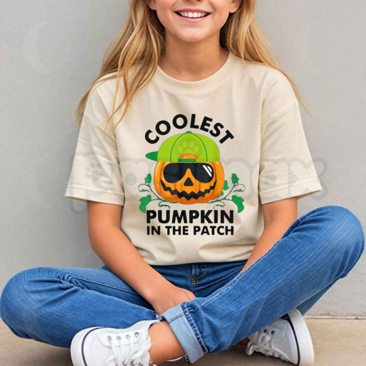 Coolest Pumpkin In The Patch T-Shirt – Kids Halloween Fall Youth Tee