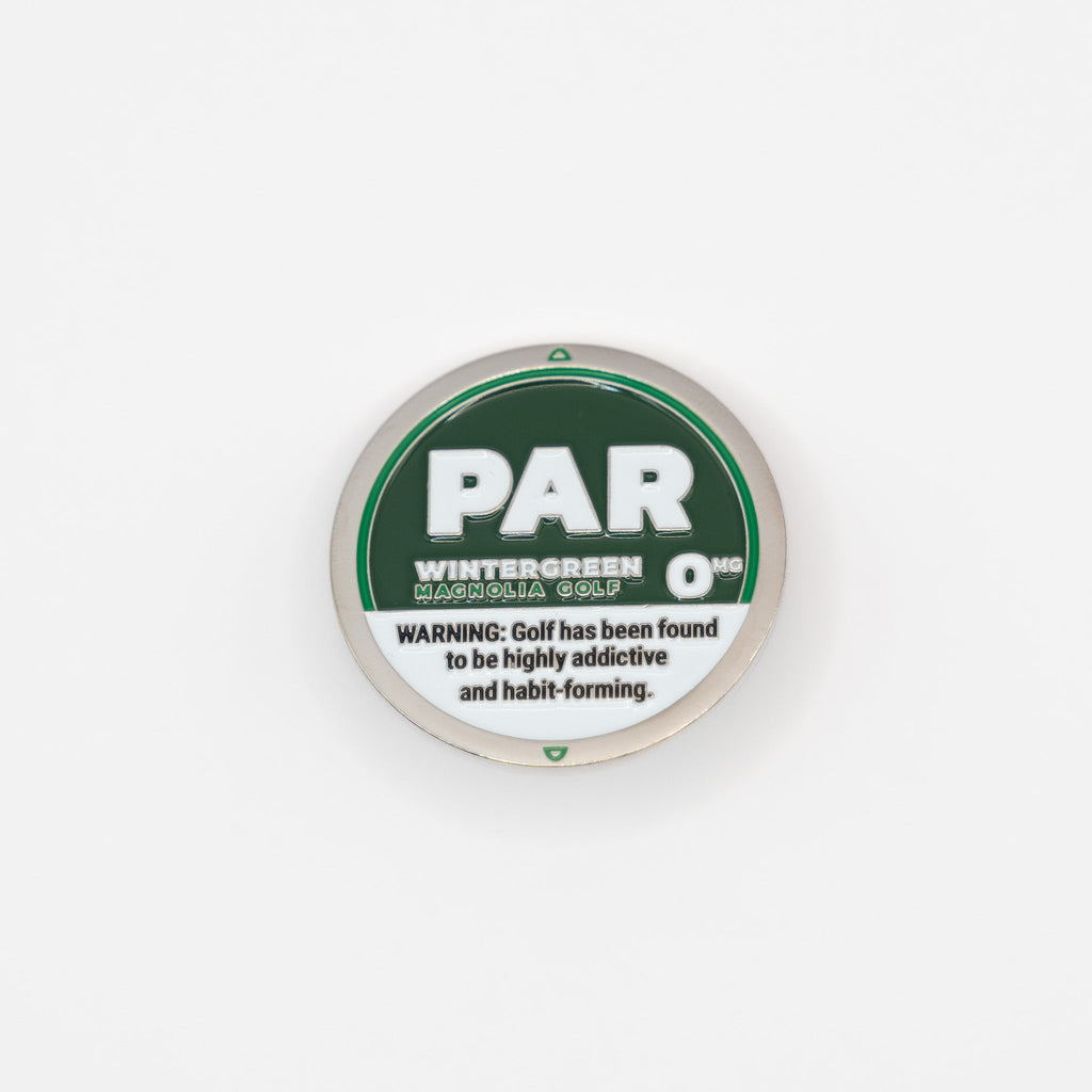 "PAR" BALL MARKER - Wintergreen