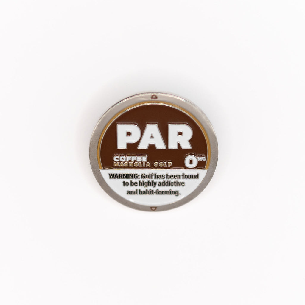"PAR" BALL MARKER - Coffee