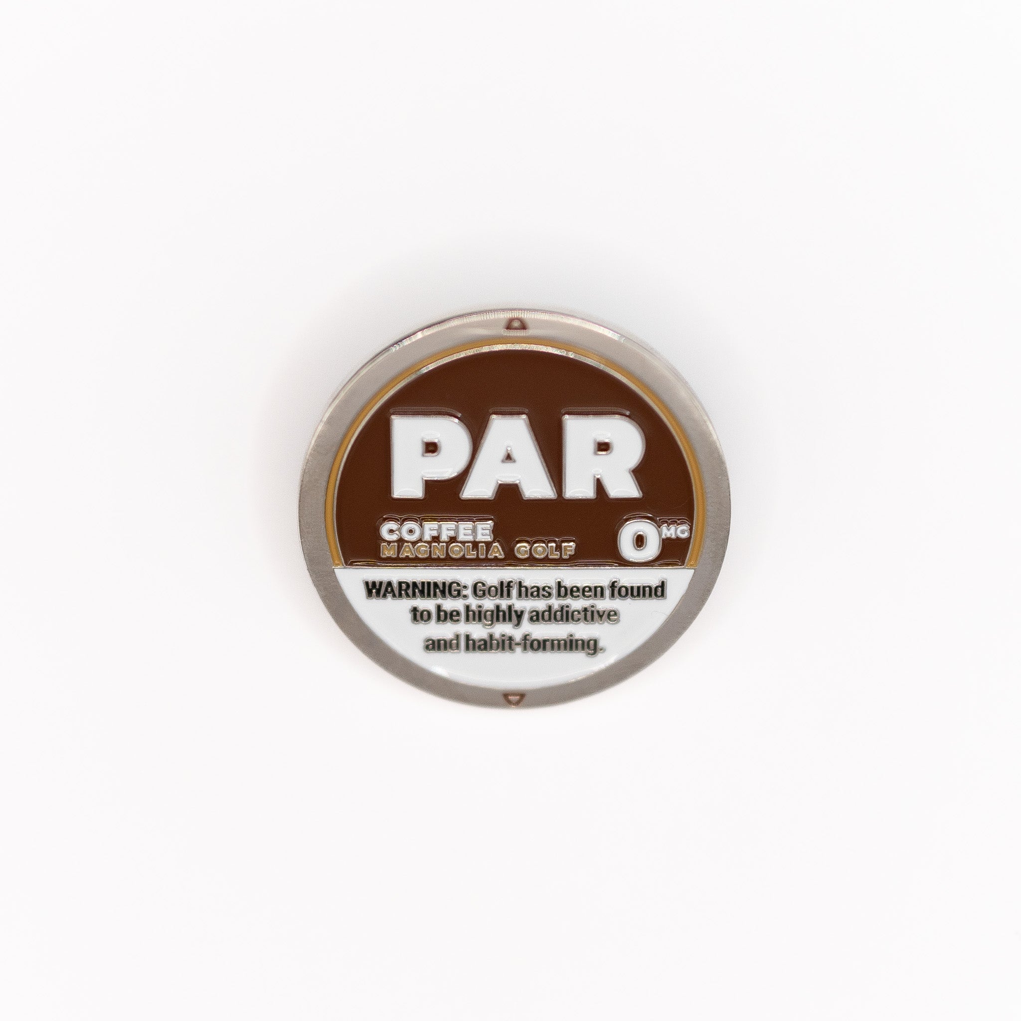 "PAR" BALL MARKER - Coffee