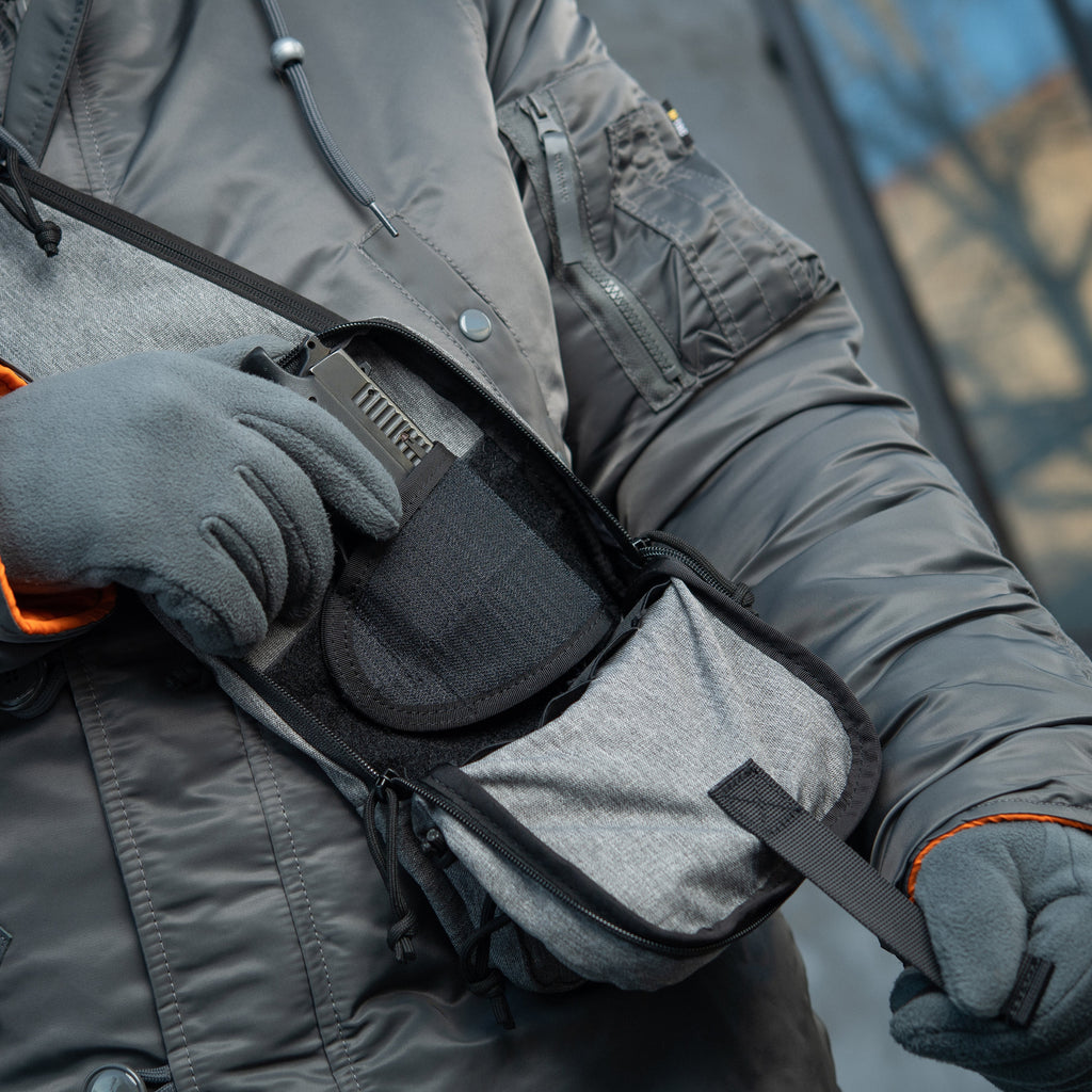 M-Tac LEFT-HANDED Tactical Sling Bag for Men with Holster
