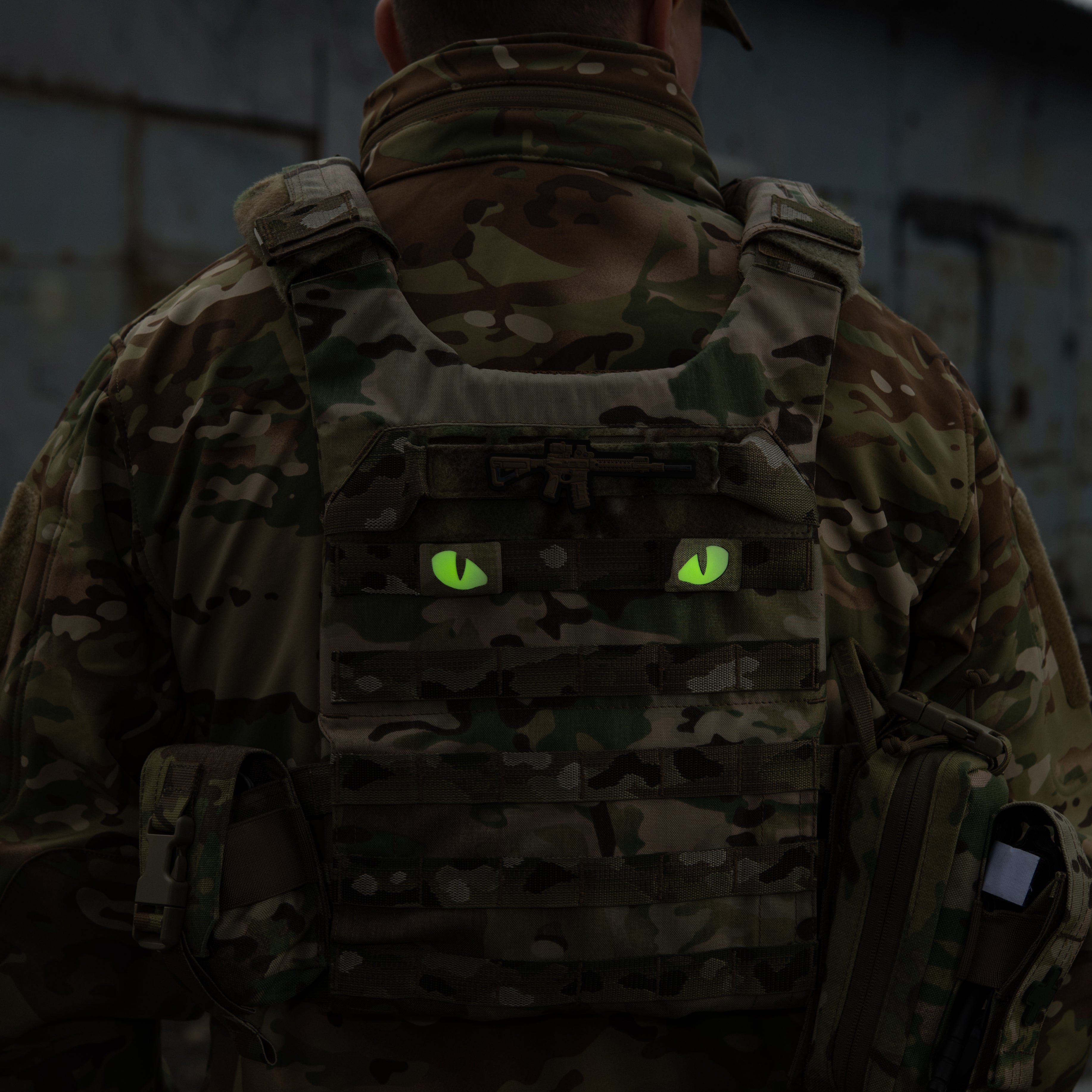 M-Tac Patch Tiger Eyes Laser Cut (couple)