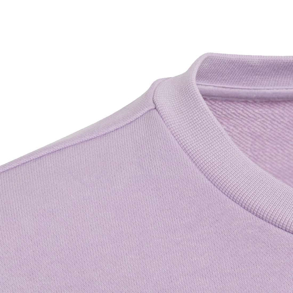 adidas Originals Kid's(Youth) Trefoil Crew Sweater - Purple Glow / White
