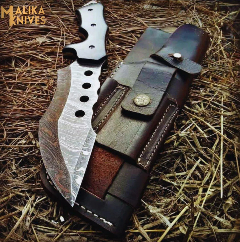 Tracker Bowie Knife G10 Handle Bushcraft Sheath