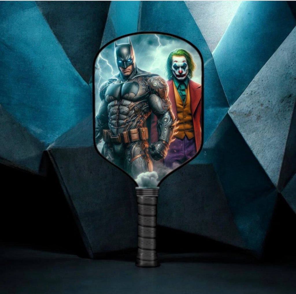 Dark Knight/Joker #1 - Pickleball Paddle