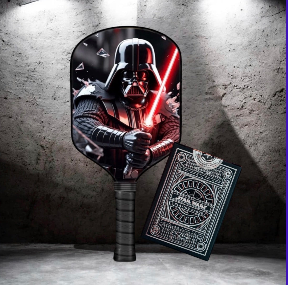 Darth Vader - Star Wars - Collectors Edition Pickleball Paddle & Playing Cards