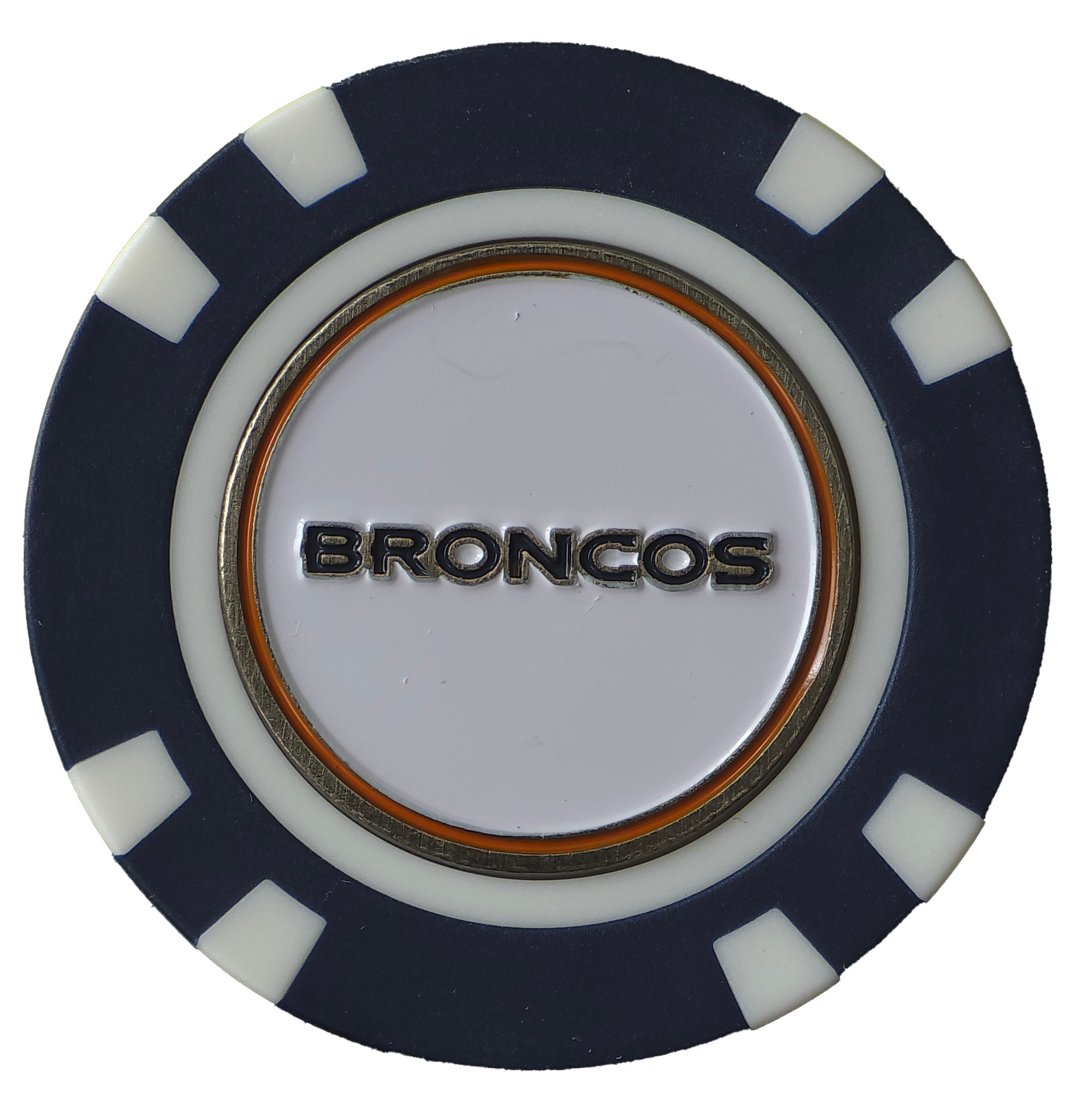 Officially Licensed Denver Broncos Poker Chip Ball Marker