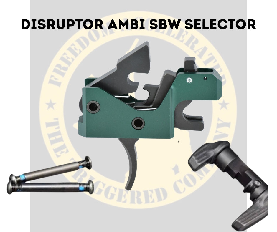 The Triggered Company Ambi Disruptor FRT — Ambidextrous AR-15 Forced Reset Trigger