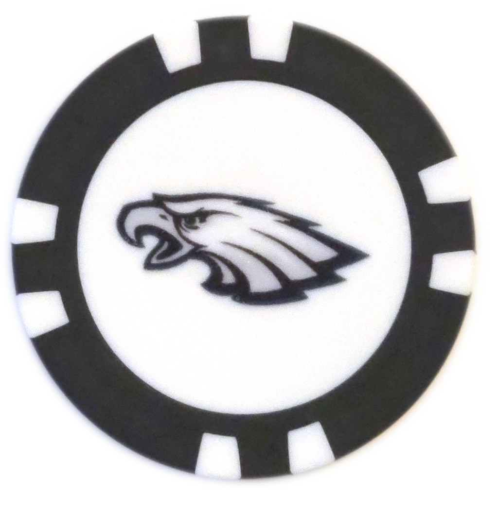 Officially Licensed Philadelphia Eagles Poker Chip Ball Marker