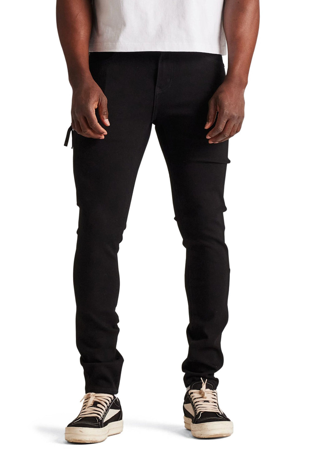 Embellish David Skinny Jeans - Jet Black