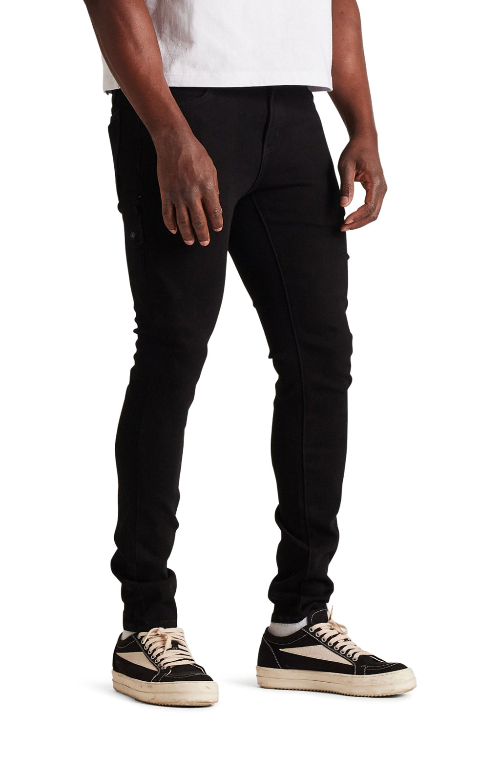 Embellish David Skinny Jeans - Jet Black