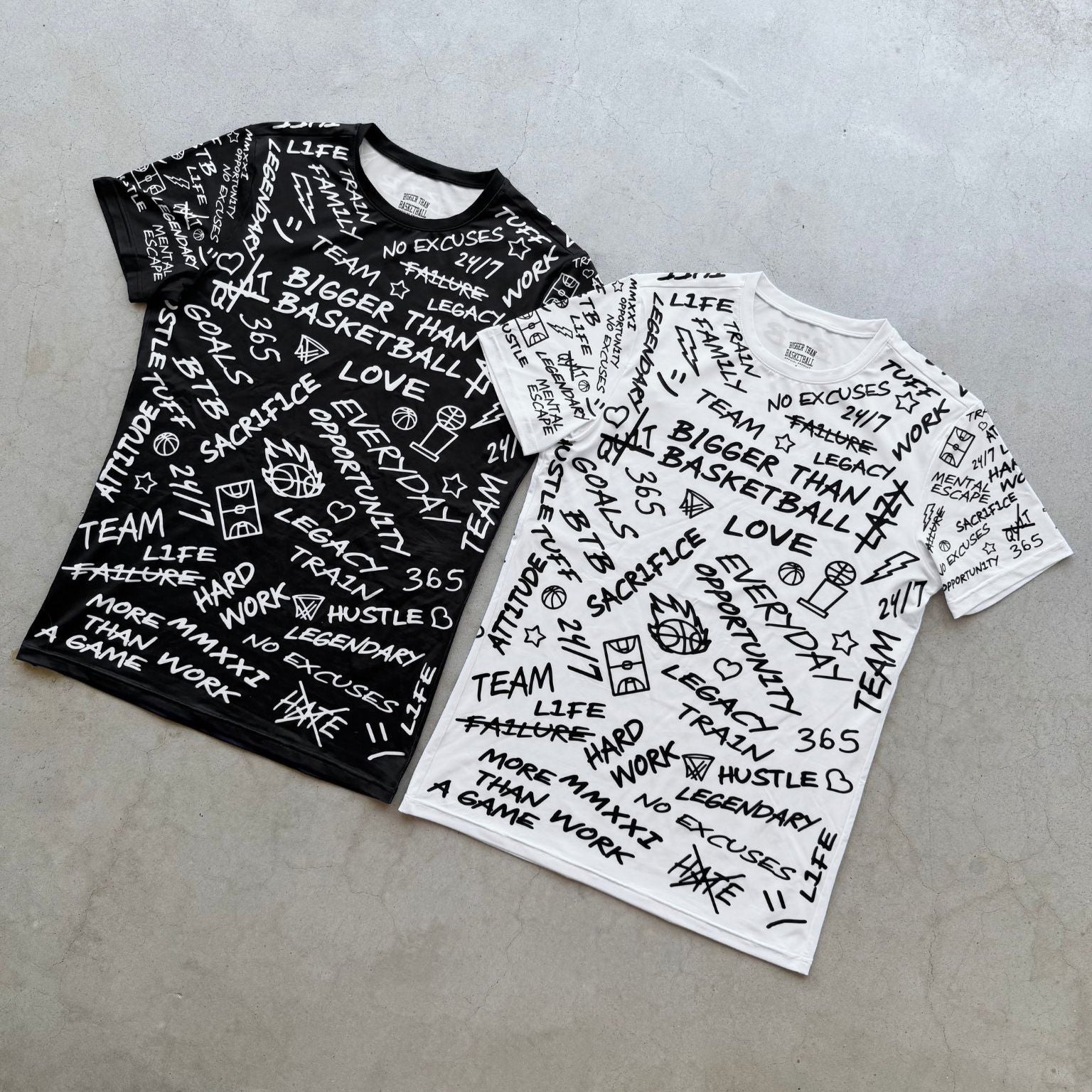Emotions - Performance Compression T-Shirt - Black