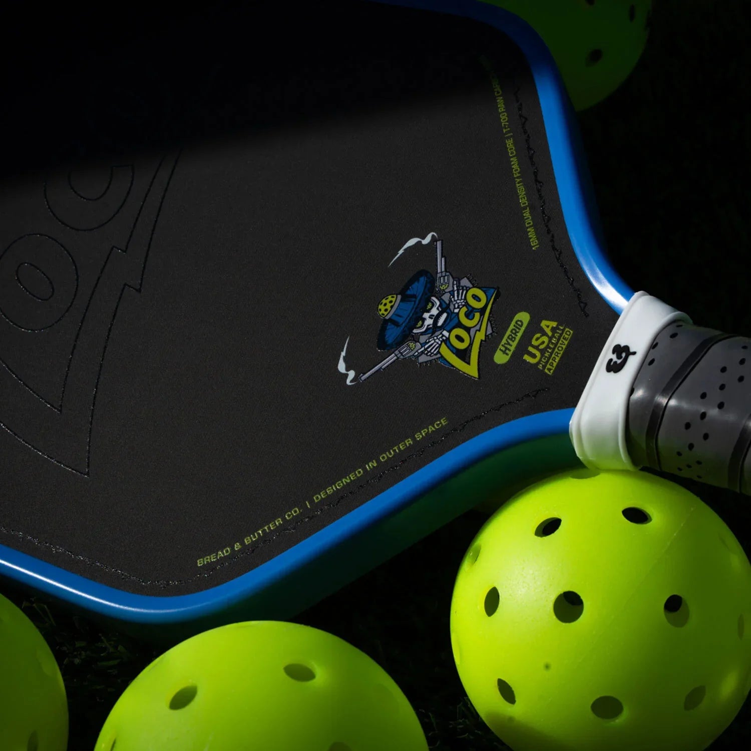 Bread & Butter Loco Hybrid AZUL Blue Pickleball Paddle
