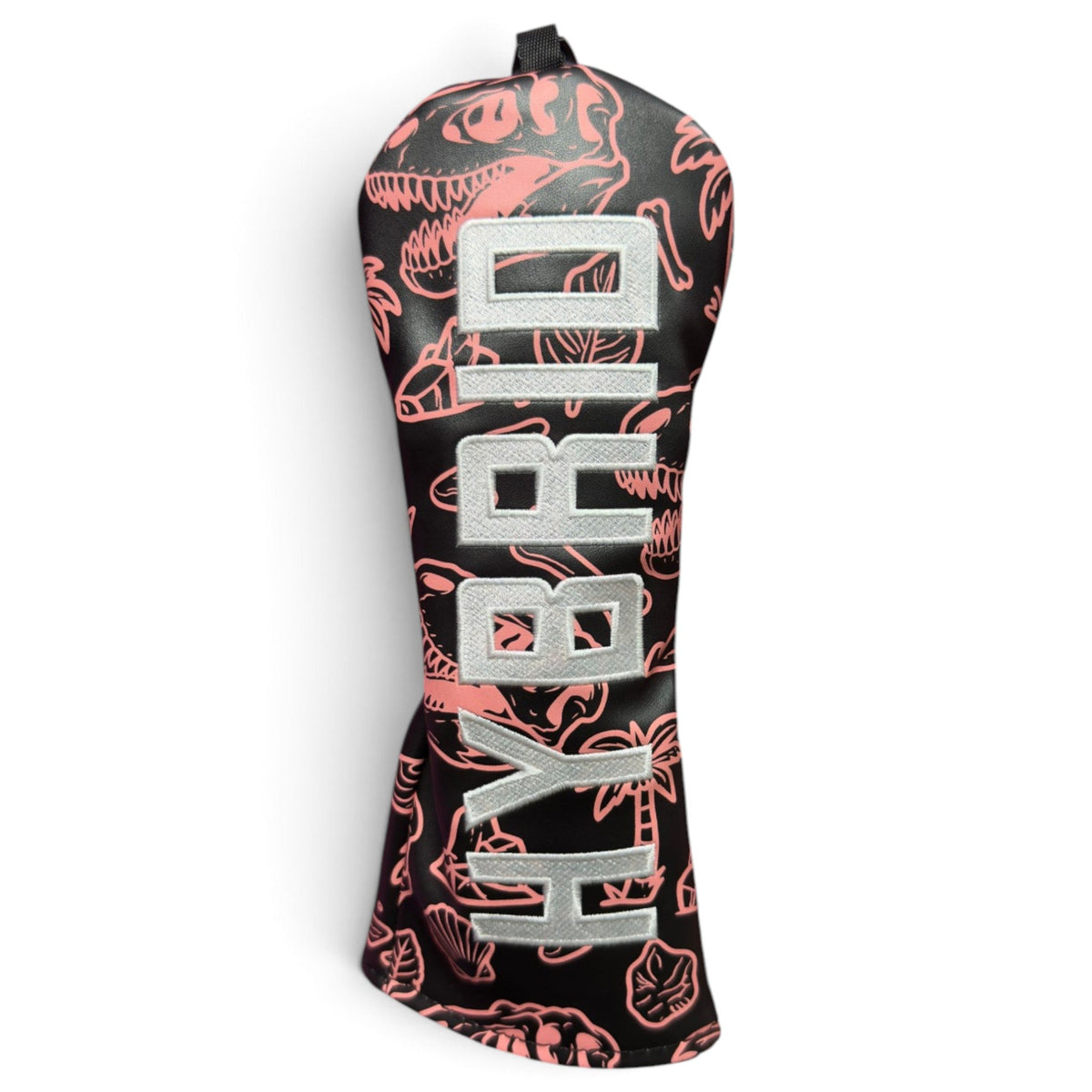 "Fossil Fairways" Hybrid Headcover – Premium Faux Leather Hybrid Cover – Elastic Fit – Embroidered Letters