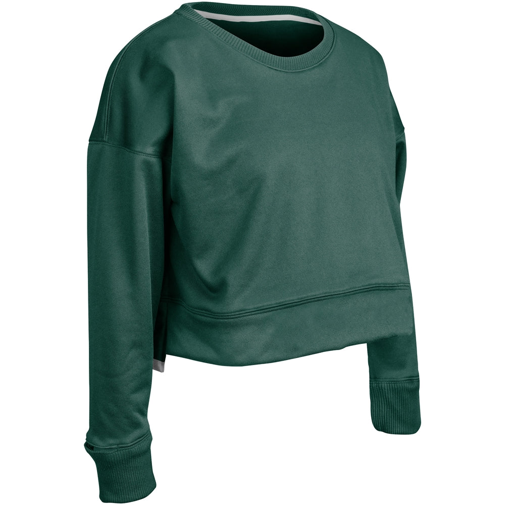 LINEUP FLEECE WOMEN'S CROP CREW | TEAM SPORTS OUTERWEAR