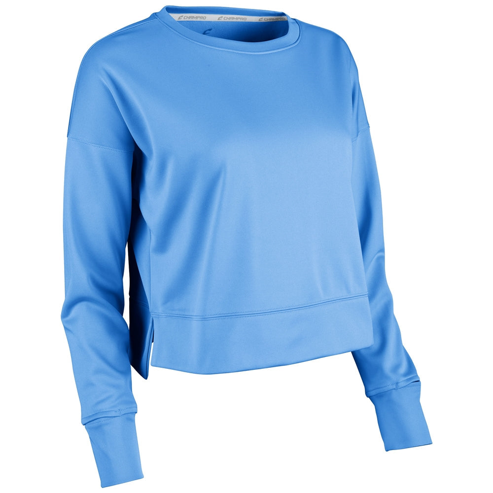 LINEUP FLEECE WOMEN'S CROP CREW | TEAM SPORTS OUTERWEAR