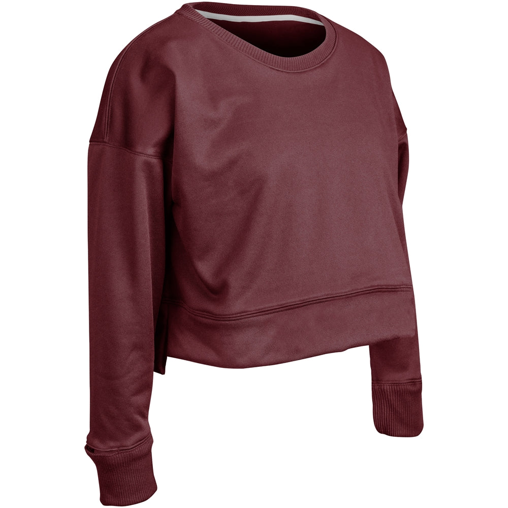LINEUP FLEECE WOMEN'S CROP CREW | TEAM SPORTS OUTERWEAR