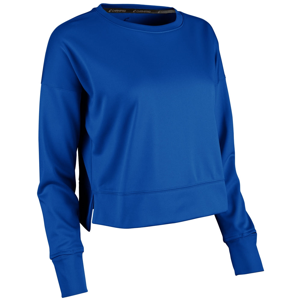 LINEUP FLEECE WOMEN'S CROP CREW | TEAM SPORTS OUTERWEAR