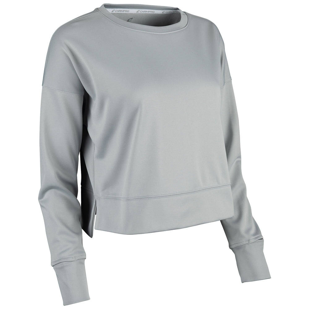 LINEUP FLEECE WOMEN'S CROP CREW | TEAM SPORTS OUTERWEAR