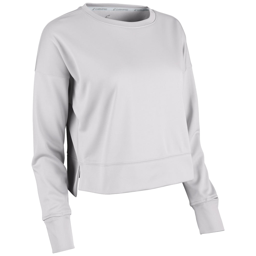 LINEUP FLEECE WOMEN'S CROP CREW | TEAM SPORTS OUTERWEAR